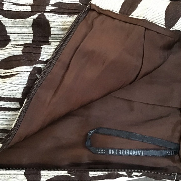 NWT Lafayette 148 New York Silk Blend Skirt - Picture 7 of 9